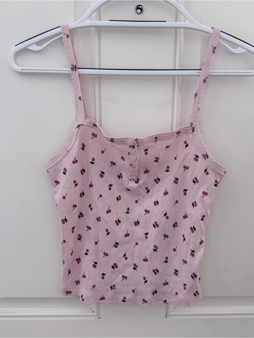 PINK Victoria’s Secret Tank XS | NWT Cherry Pointelle